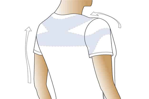 hot belt posture shirt