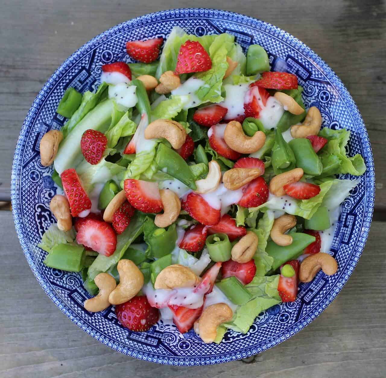 Strawberry Chicken Poppy Seed Salad